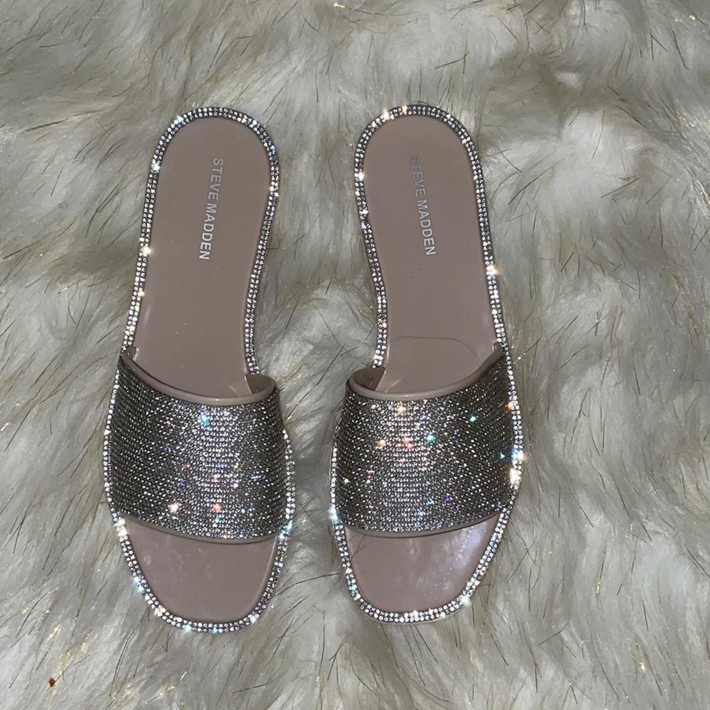 Steve Madden Rhinestone Sandals. Worn once
